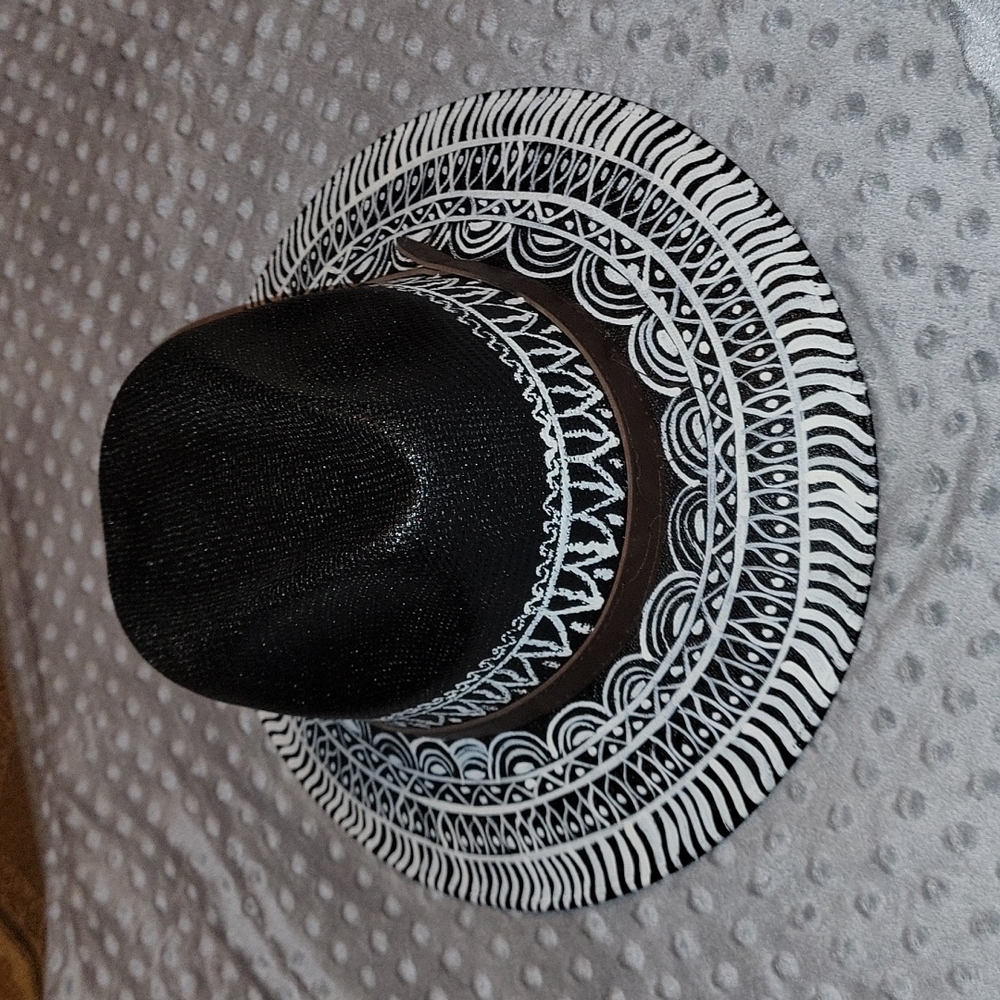 Mexican Artesanal Hand Painted Hat